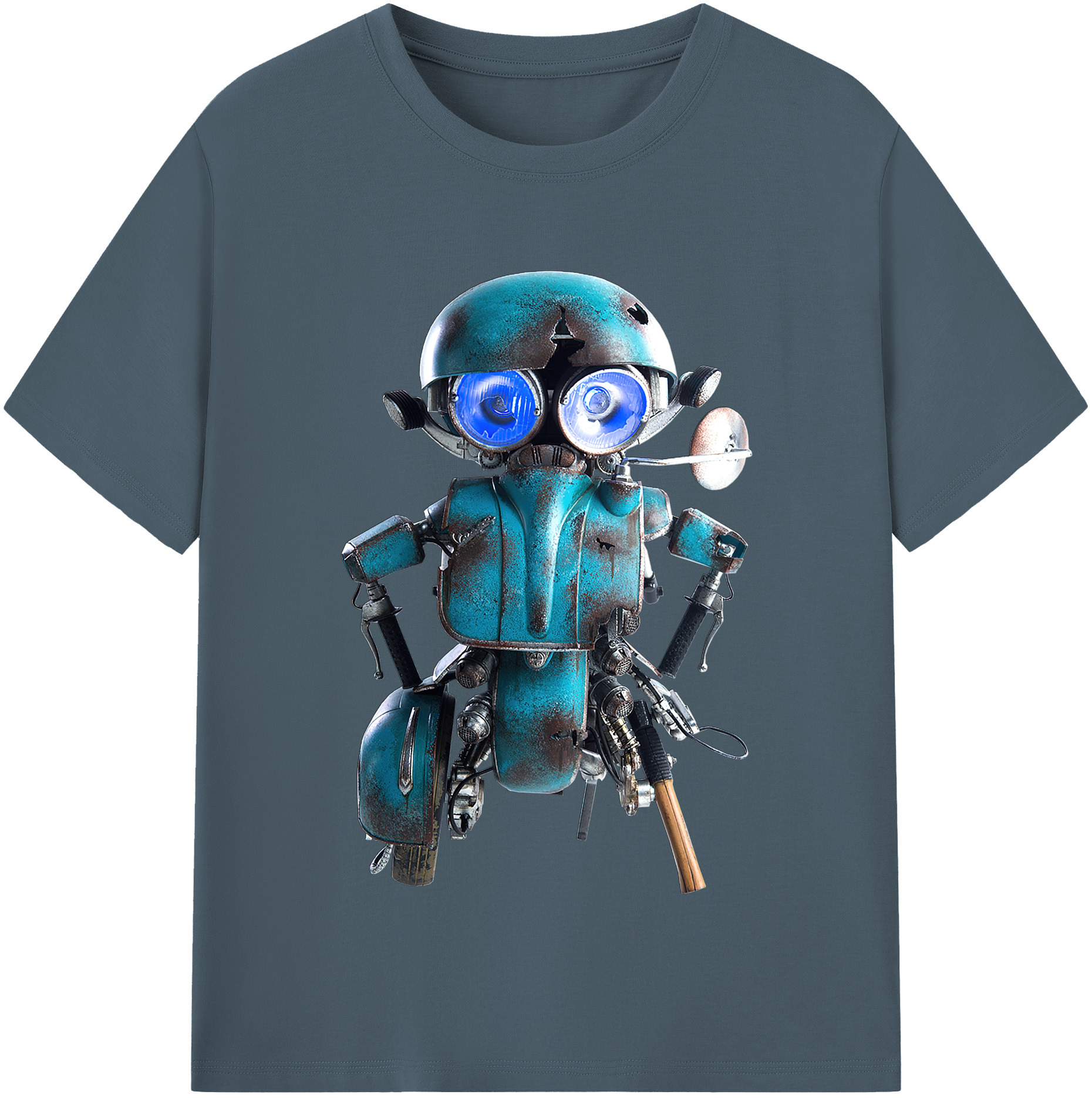 （画像用）  綿100％半袖Tシャツ（フロントプリント）